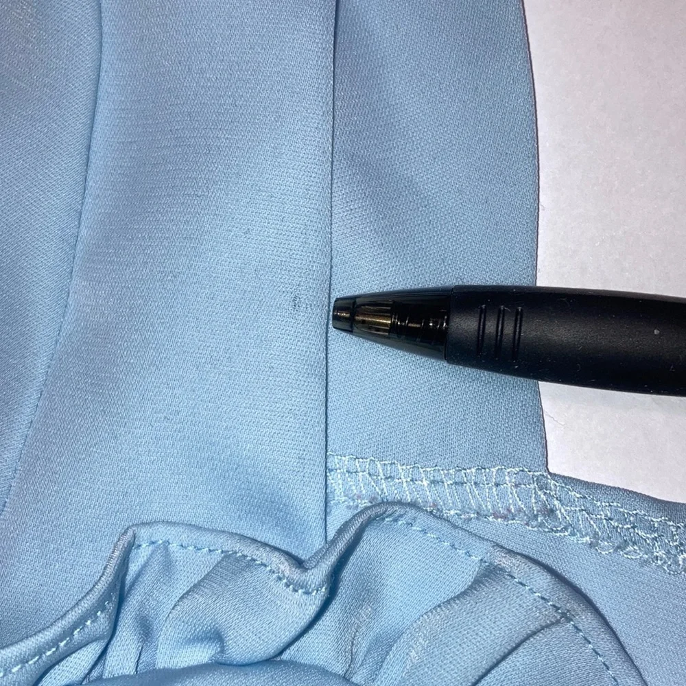 YesStyle Ruched Ruffle Dress Small - Picture 15 of 15